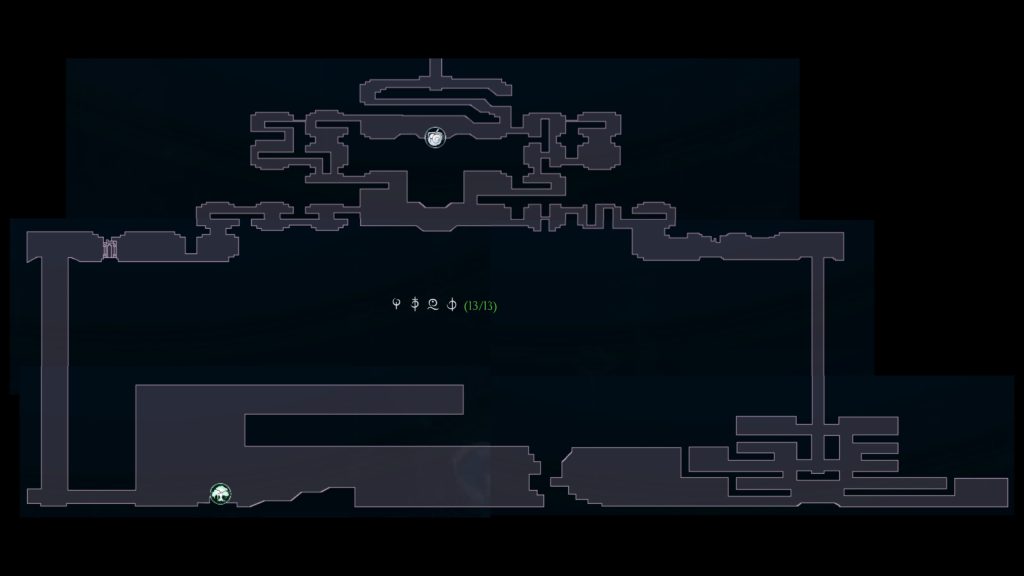 アフターイメージの沈没の聖殿のマップ全域の画像