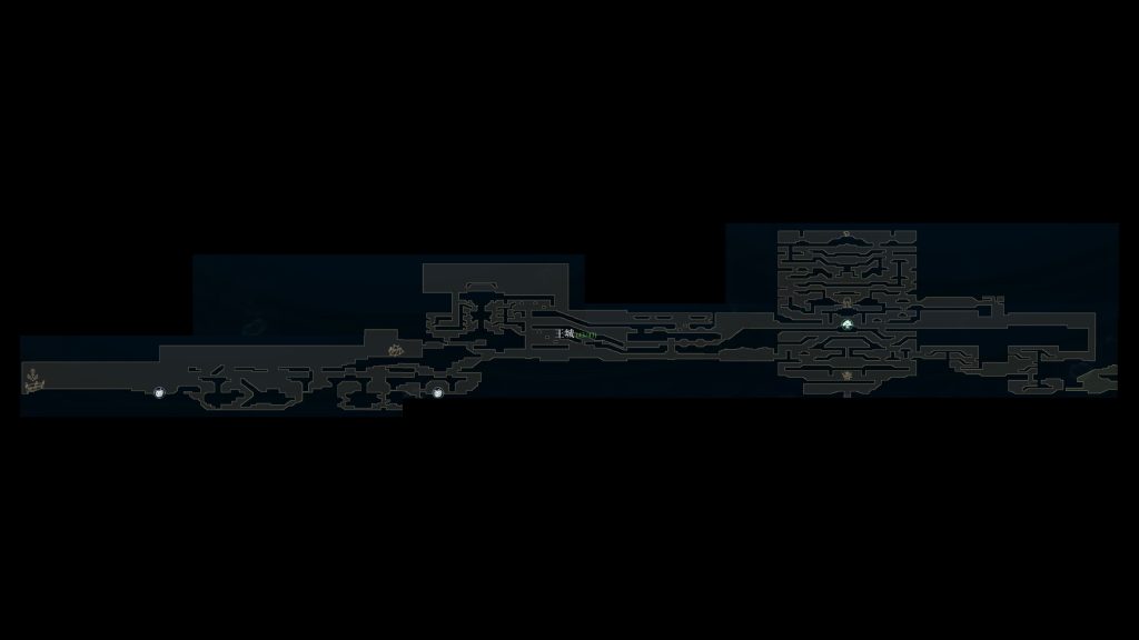 アフターイメージの王城のマップ全域の画像