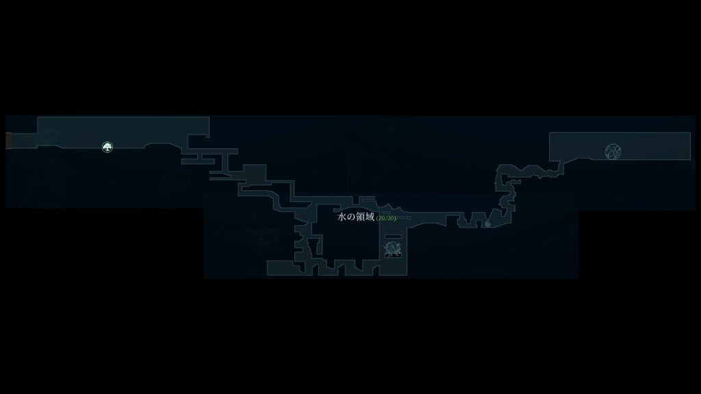 アフターイメージの水の領域のマップ全域の画像